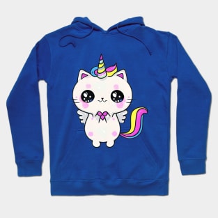 Kawaii Caticorn Unicorn Cat Kittycorn Hoodie